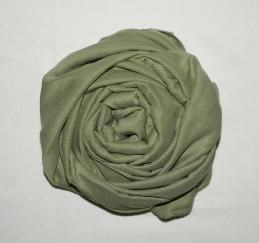 Baumwoll-Schal - Moosgrün