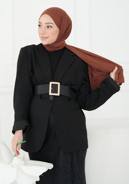 Cotton Jersey - Kupferbraun