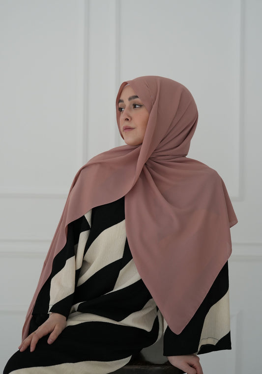 Luxus Krepp - Altrosa