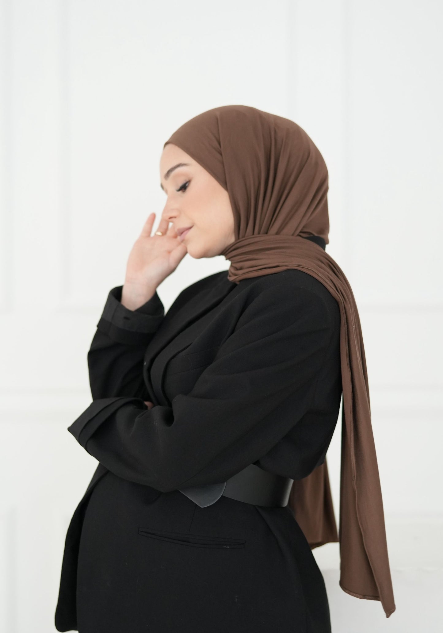 Cotton Jersey - Mittelbraun