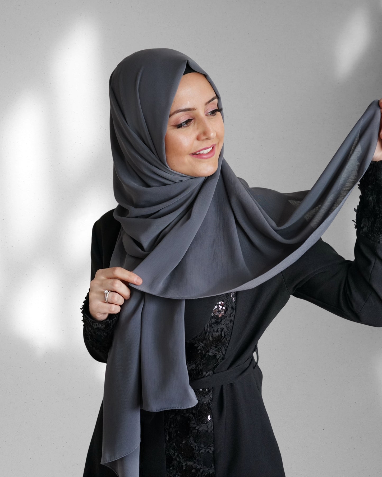 Crincle Krepp Matt - Dunkelgrau