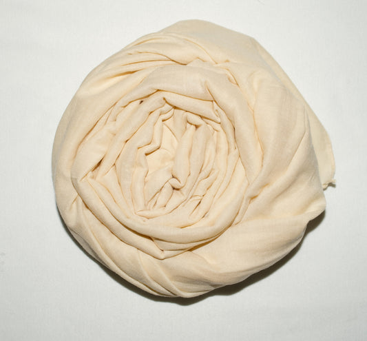 Baumwoll-Schal - Hellgelb