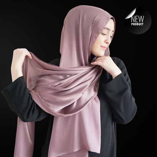 Crincle Krepp Shiny - Altrosa