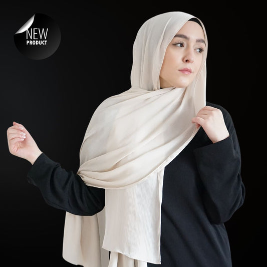 Crincle Krepp Shiny - Pearl