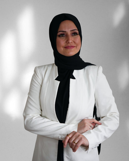 Crincle Krepp Matt - Schwarz