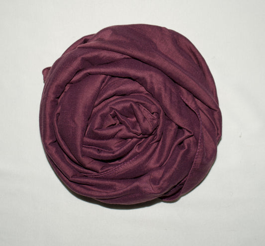 Baumwoll-Schal - Bordeauxviolett