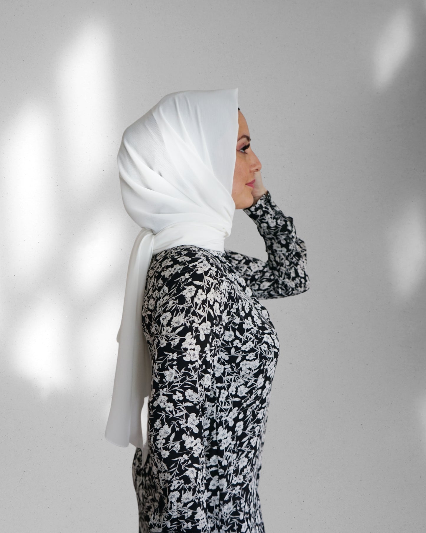 Crincle Krepp Matt - Weiß