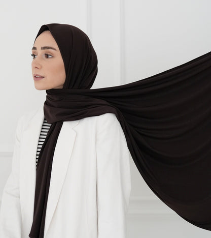 Premium Jersey - Dunkelbraun