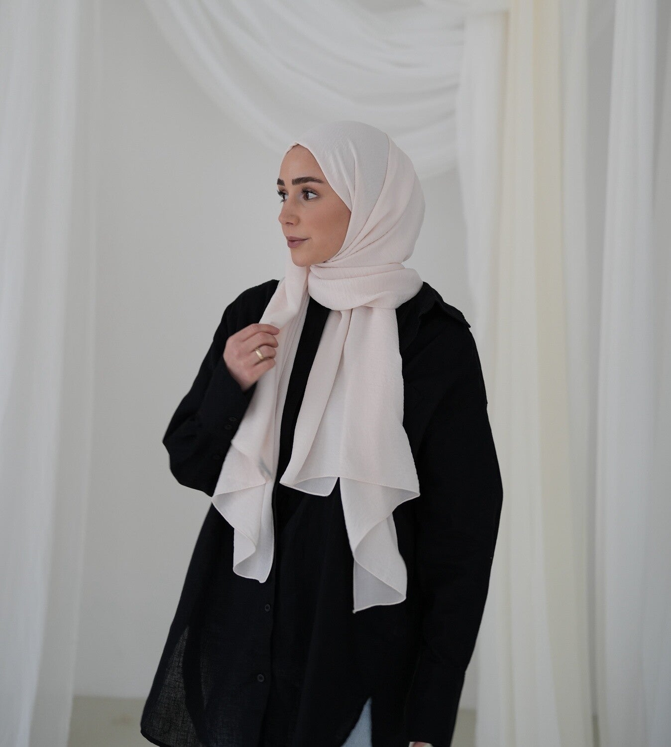 Jazz Hijab - Creme