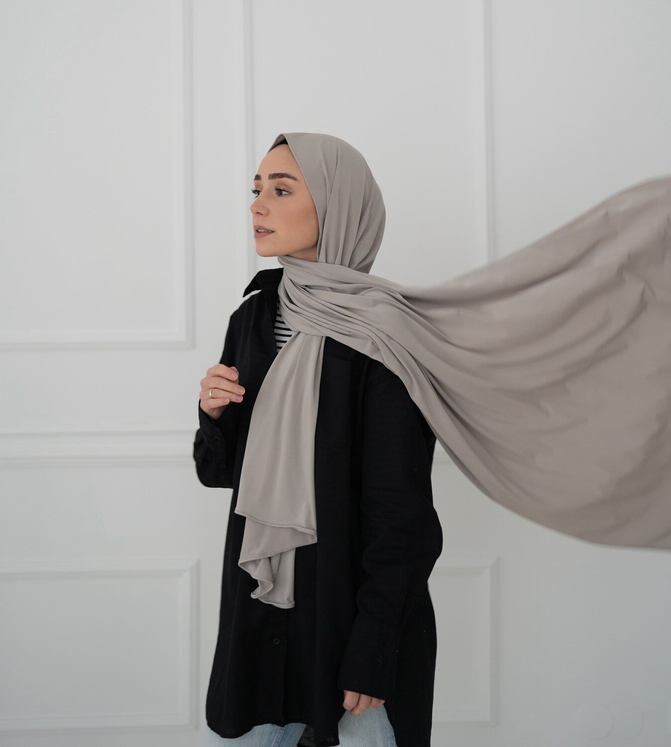 Premium Jersey - Graugrün