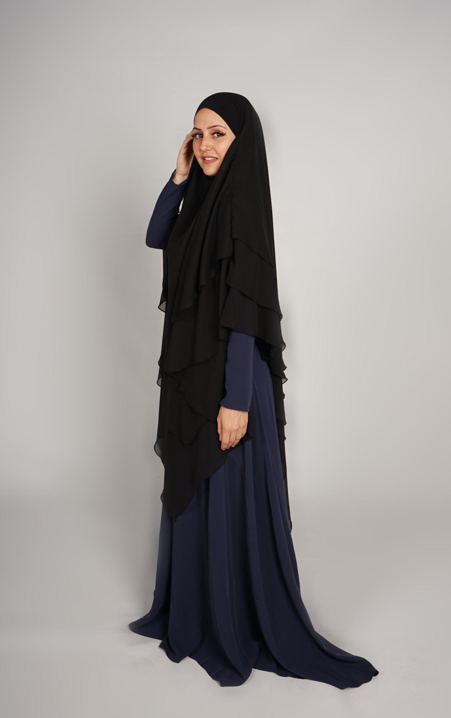 Khimar- Schwarz