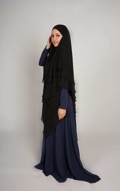 Khimar- Schwarz