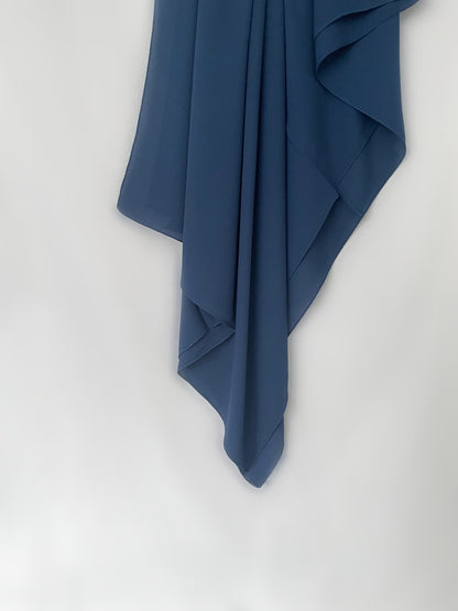 Luxus Krepp - Jeansblau