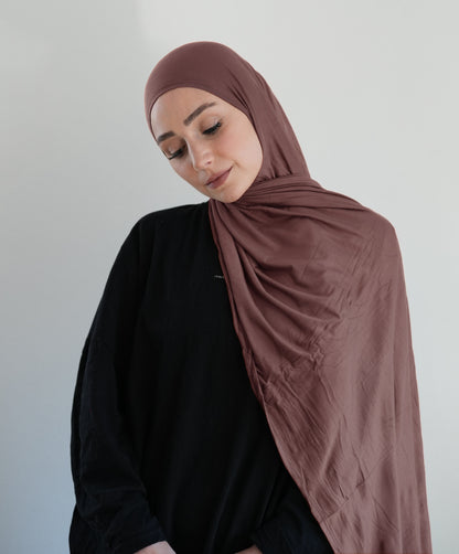 FERTIGHIJAB Cotton Jersey - Malve