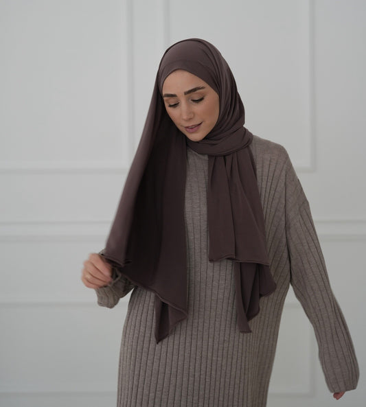 Premium Jersey - Graubraun