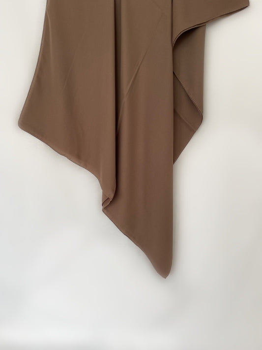 Luxus Krepp - Mittelbraun