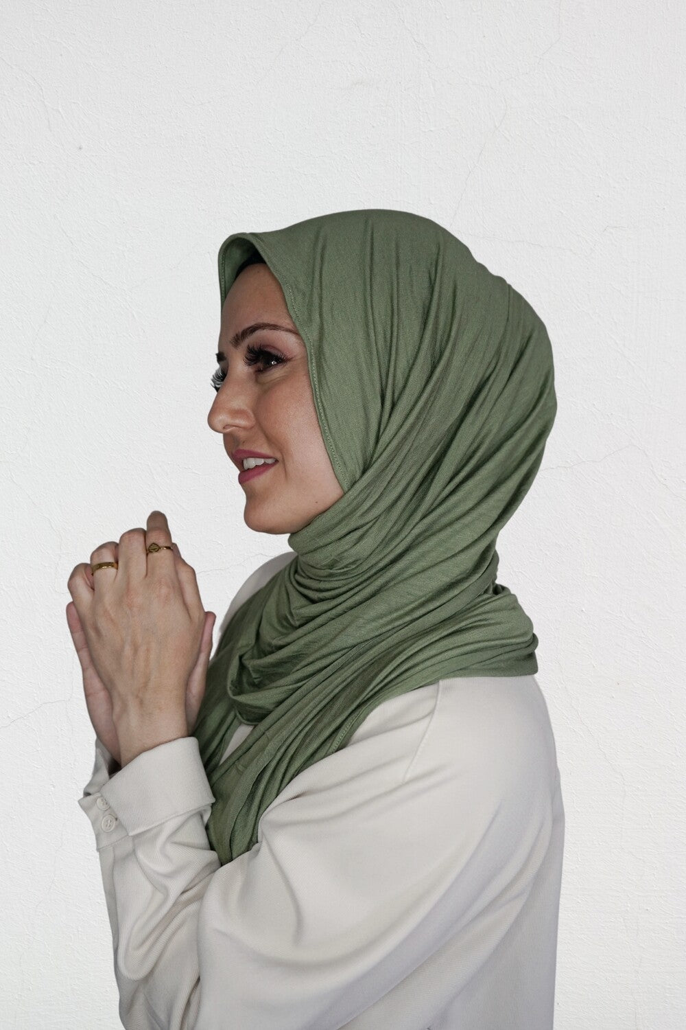 Cotton Jersey - Moosgrün