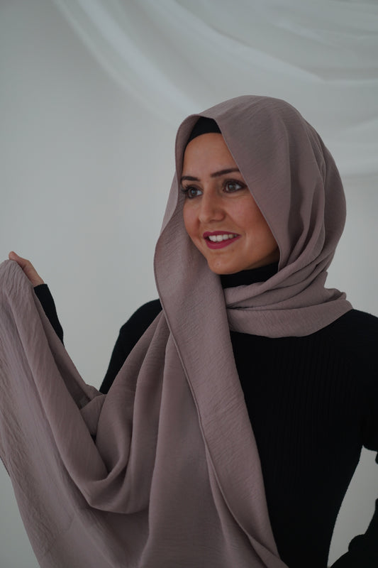 Jazz Hijab - Rosenholz