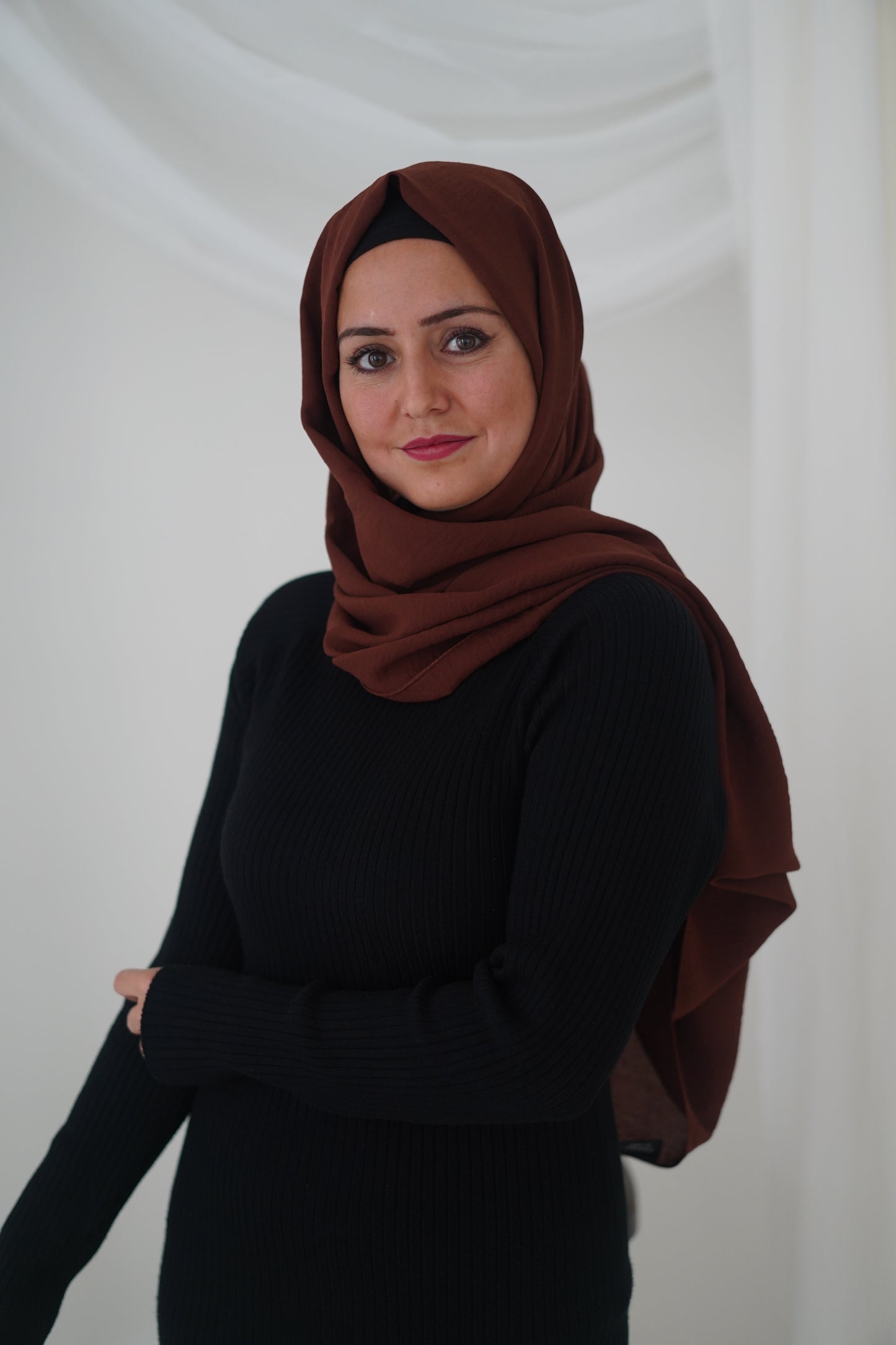 Jazz Hijab - Kupferbraun