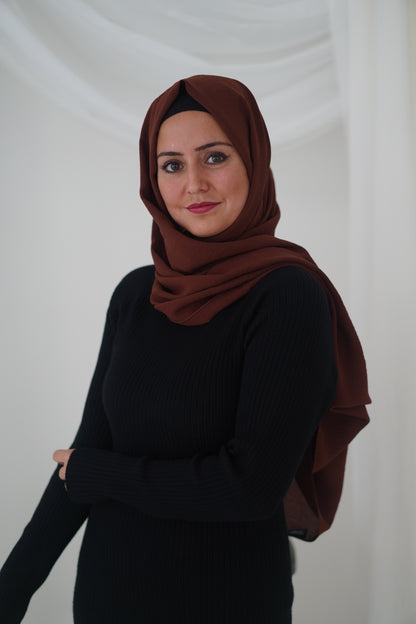 Jazz Hijab - Kupferbraun