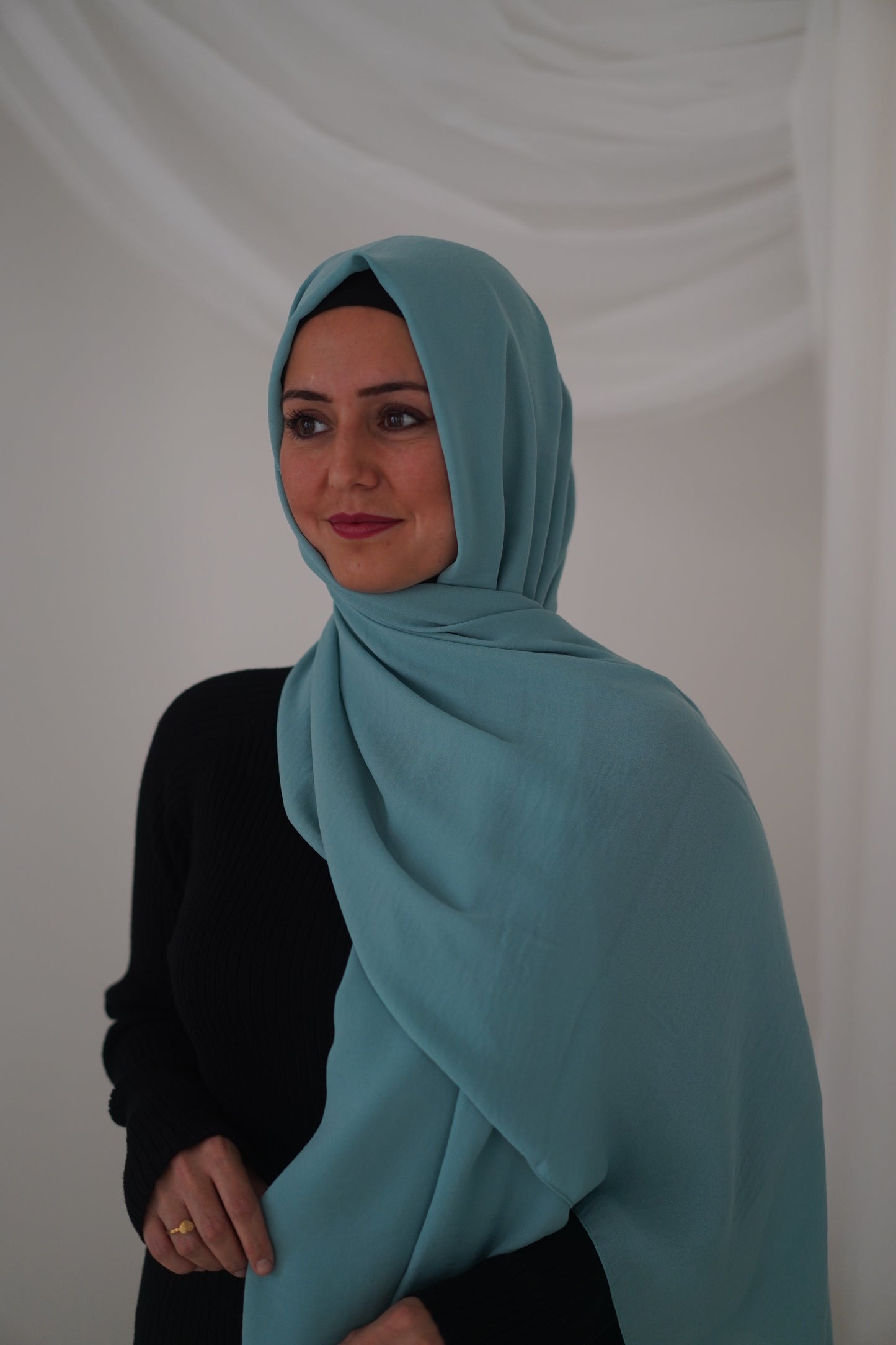 Jazz Hijab - Turkisblau