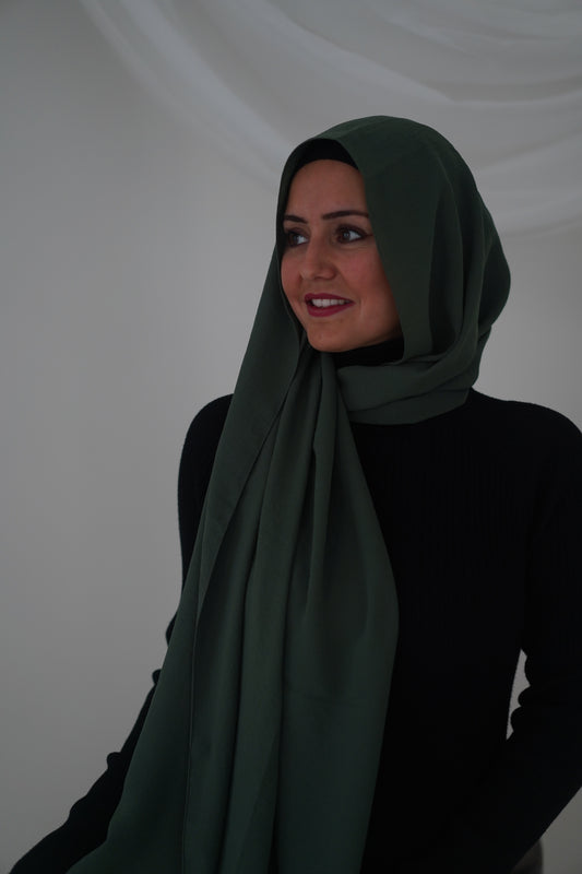 Jazz Hijab - Moosgrün