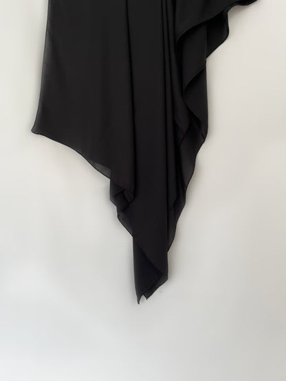 Luxus Krepp - Schwarz